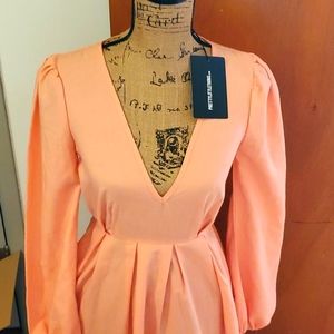 Long sleeve skater dress